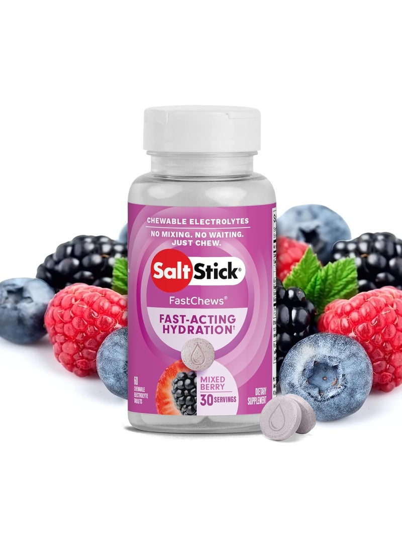 سولت ستك أقراص فاست تشيوز بنكهة التوت المشكل، 60 قرصًا - Image 1